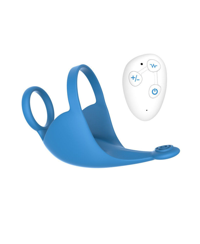 Vibrateur / Masseur de testicule télécommandé, USB waterproof 